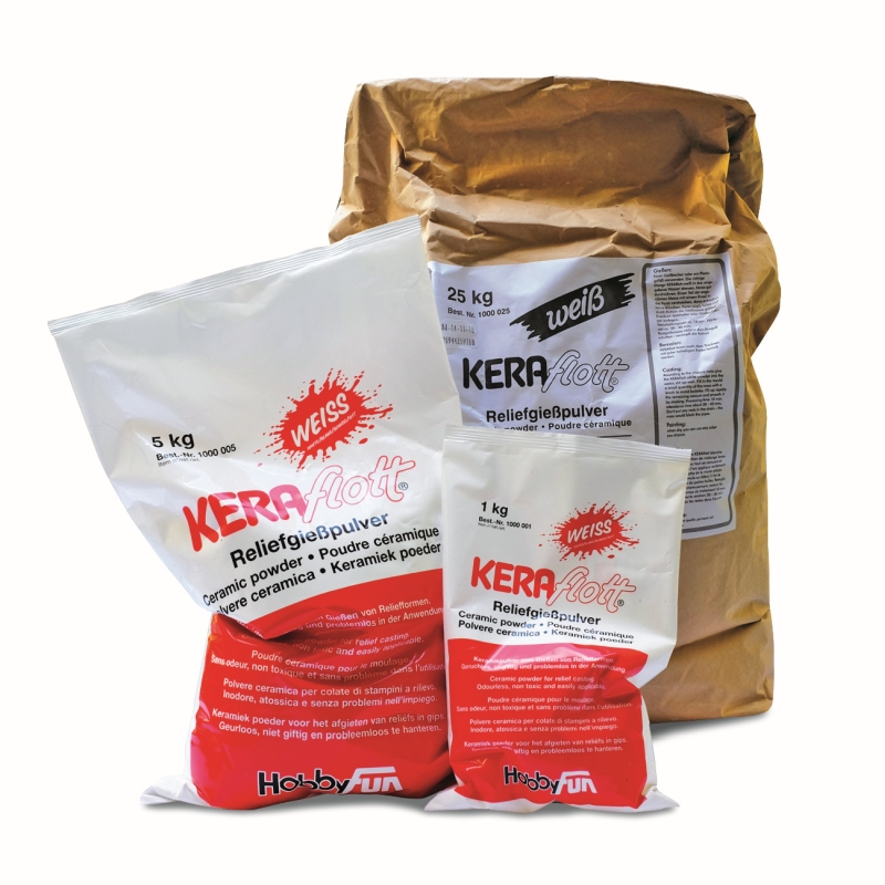 Giessmasse HobbyFun weiss 1kg Beutel