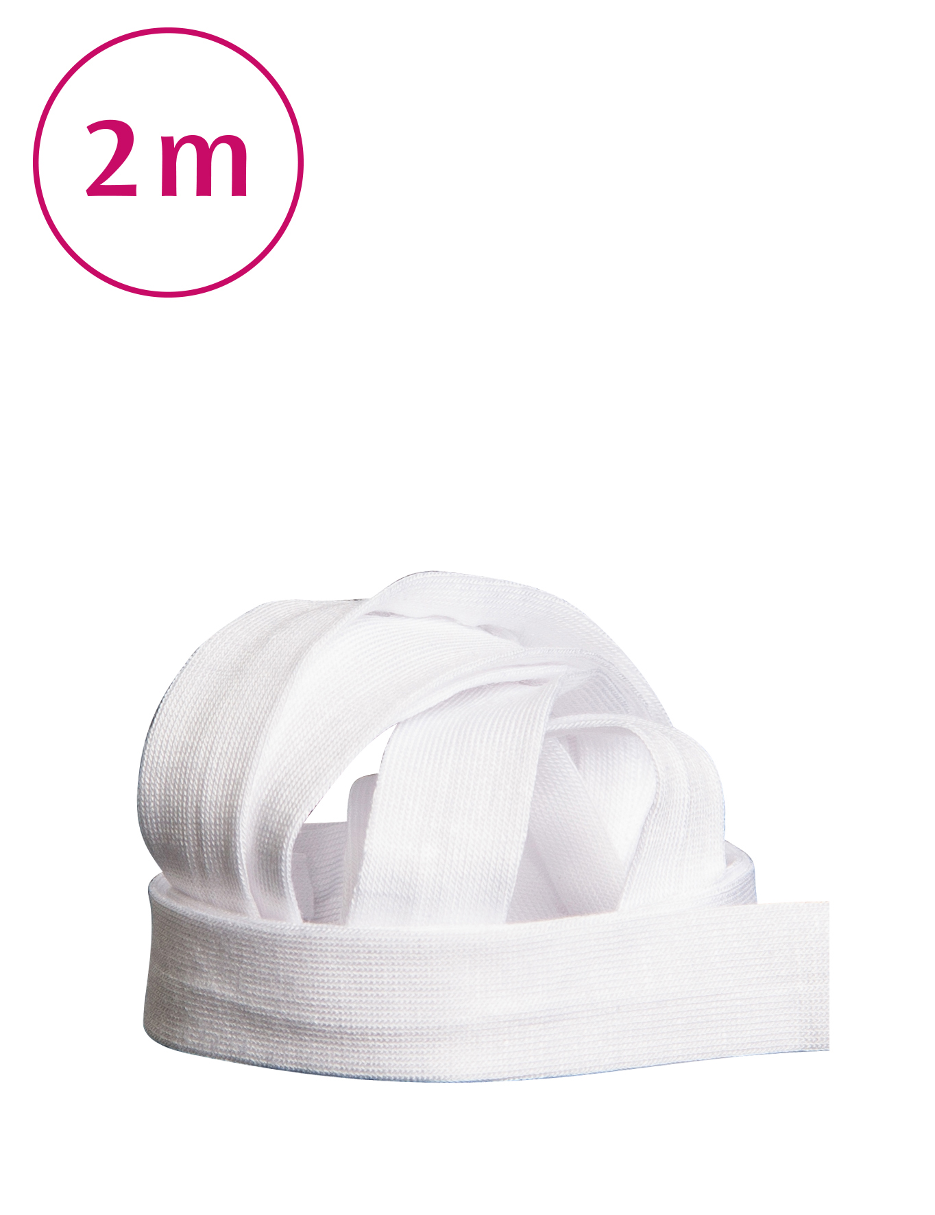 Schr&#228;gband 2m 15 mm  weiss