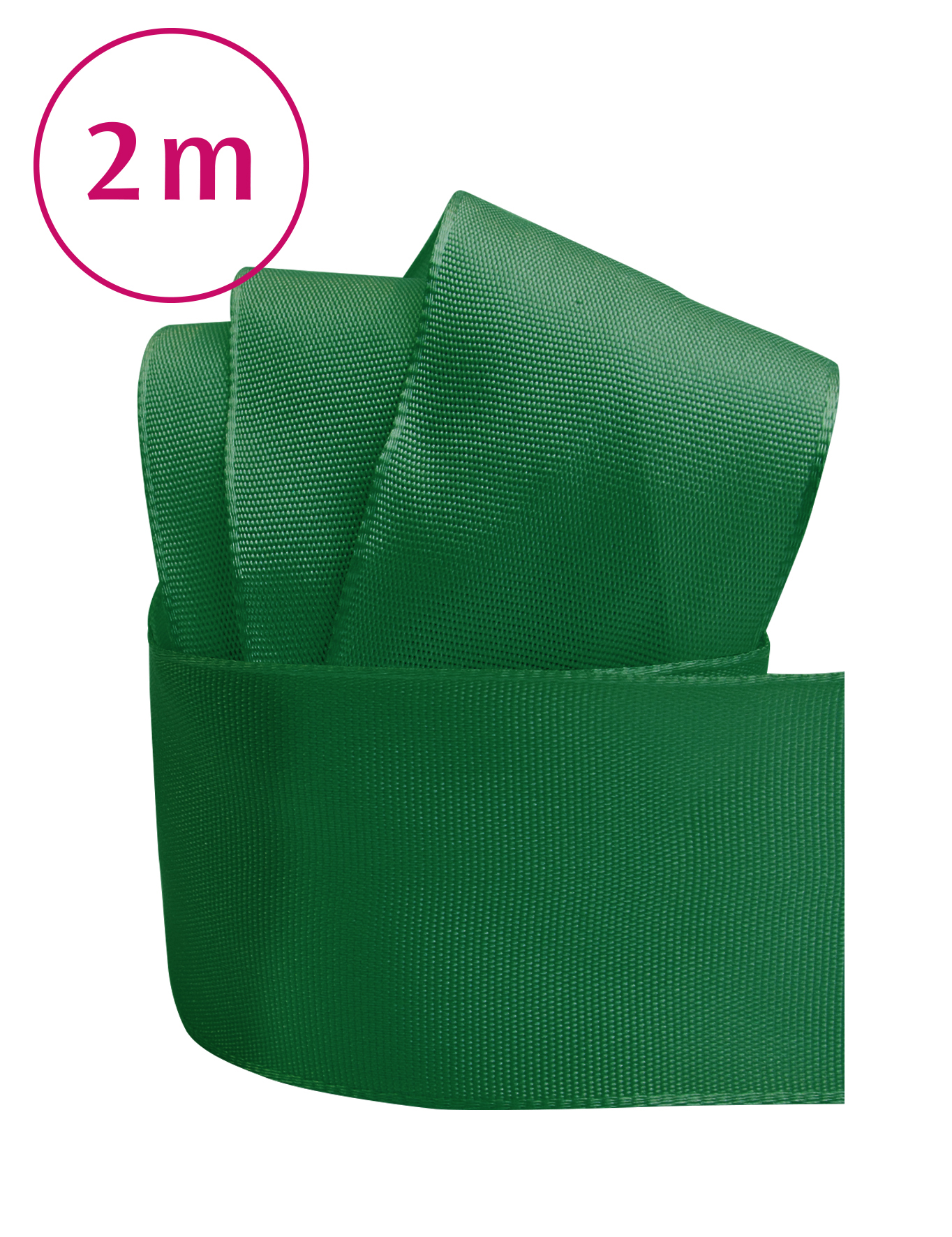 Band Taft Draht / moosgr&#252;n 2m 40mm