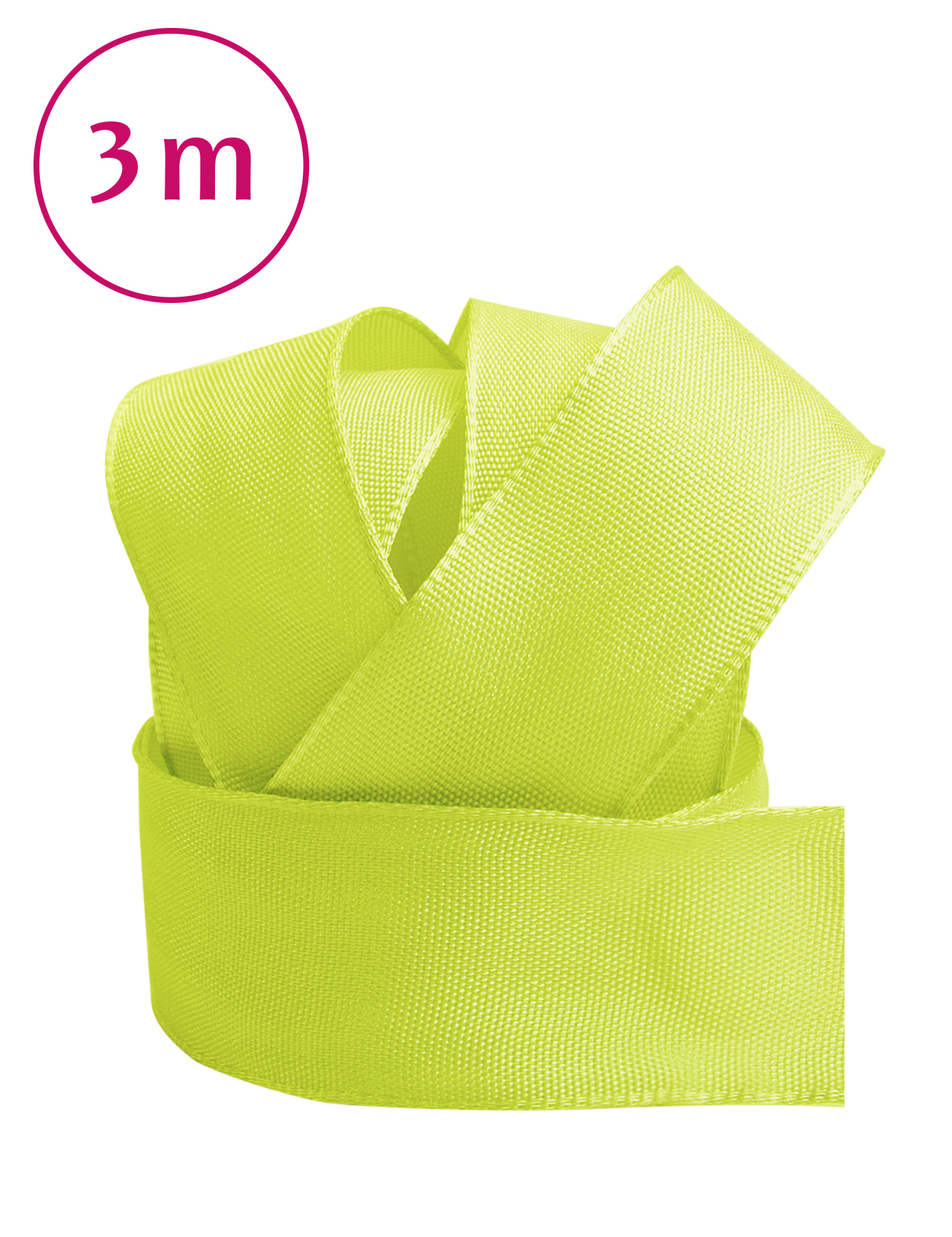 Band Taft Draht / maigr&#252;n 3m 25mm