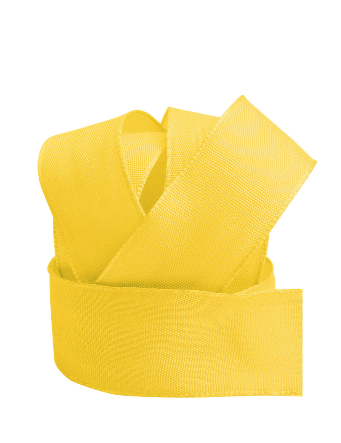 Band Taft Draht 25 mm hellgelb 25m