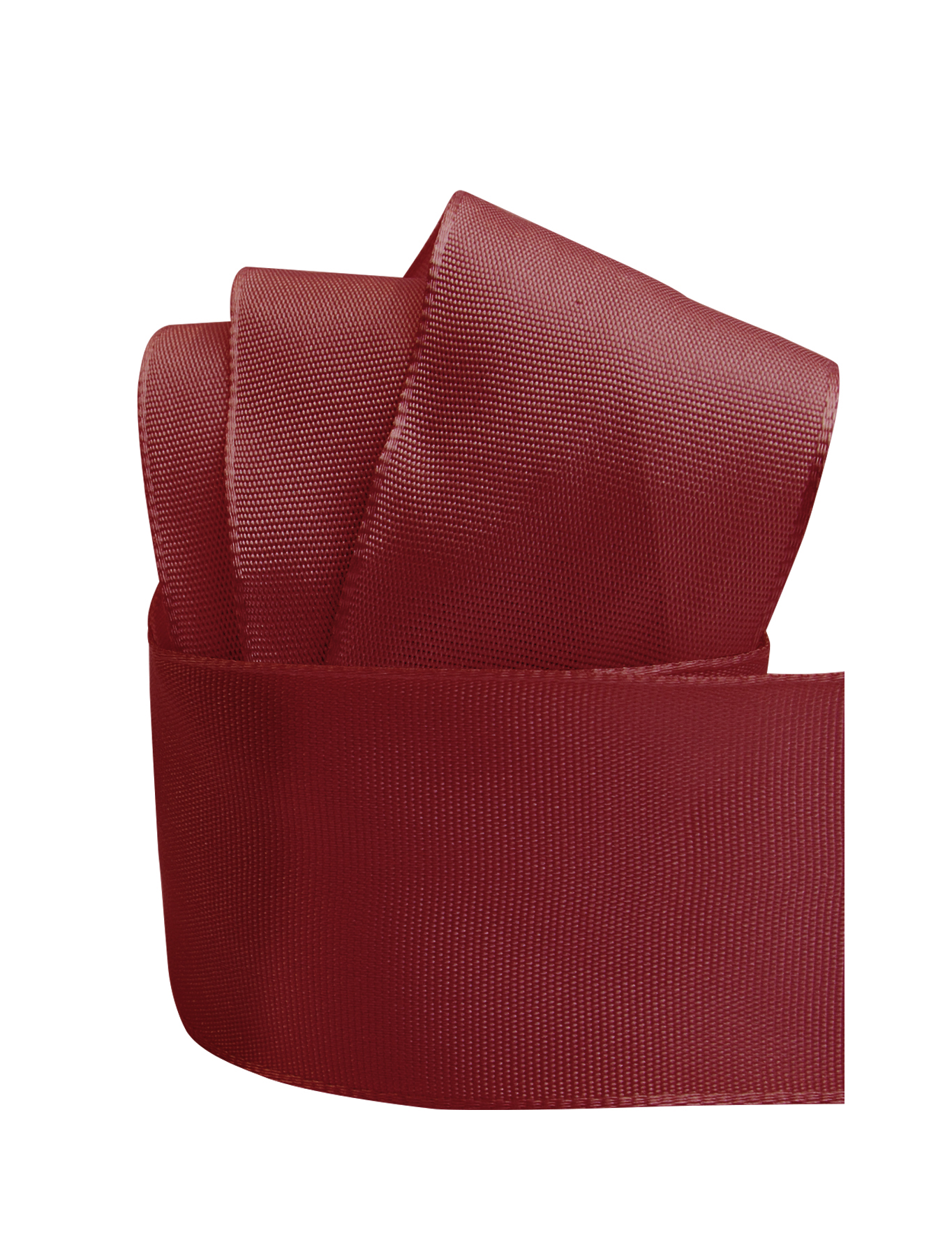 Band Taft   Draht 40 mm kirschrot 25m
