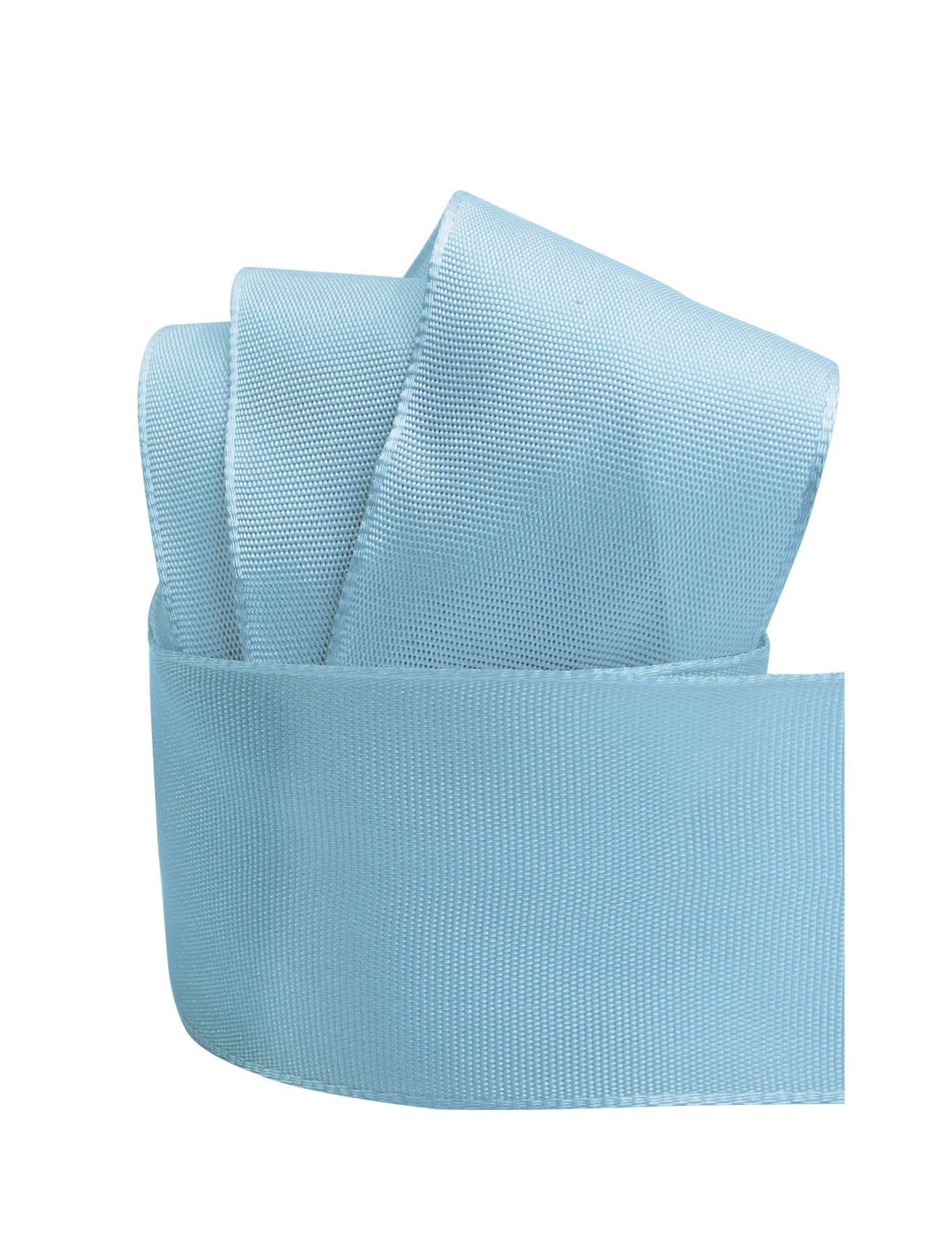 Band Taft   Draht 40 mm hellblau 25m
