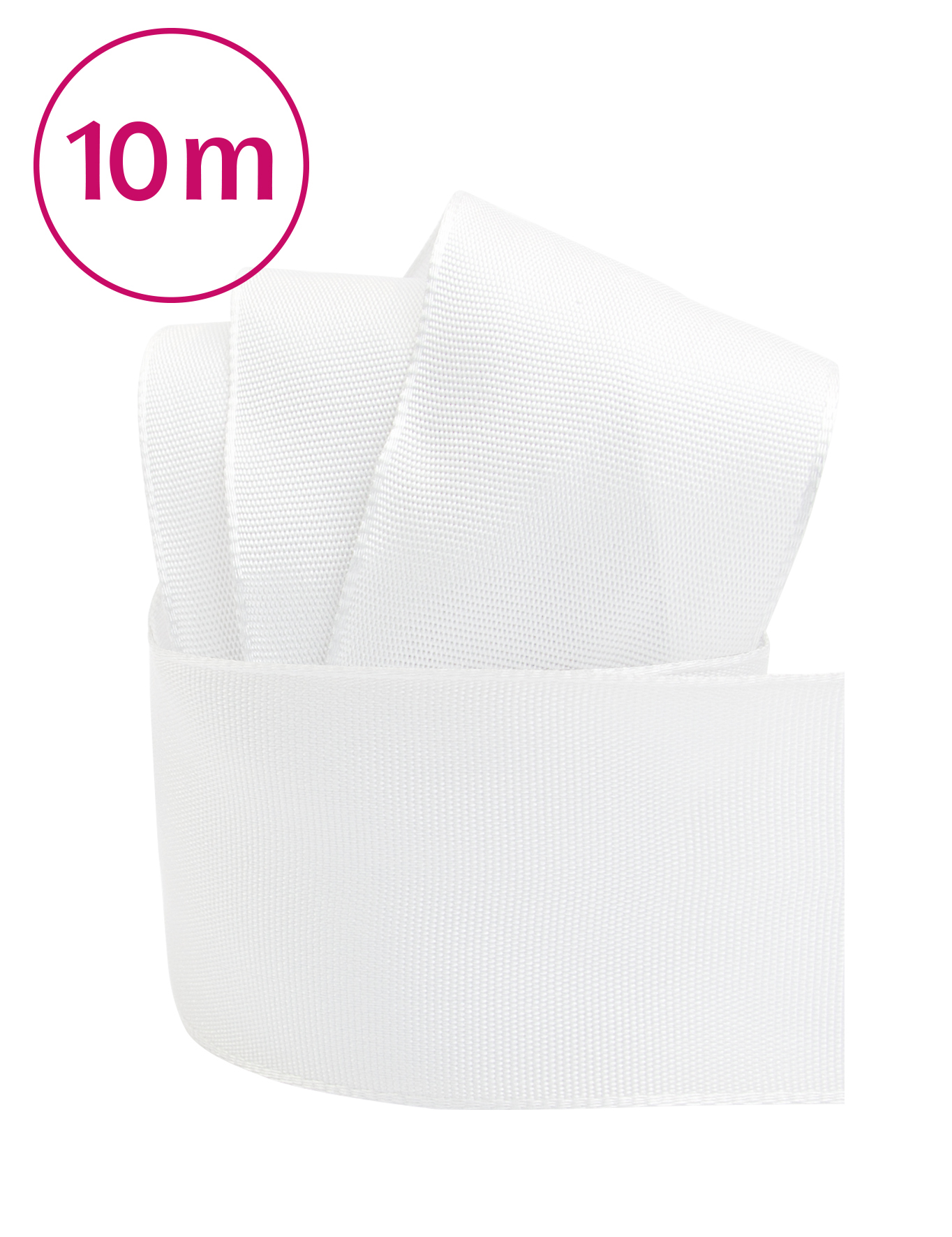 Uniband Draht 10m 40 mm weiss