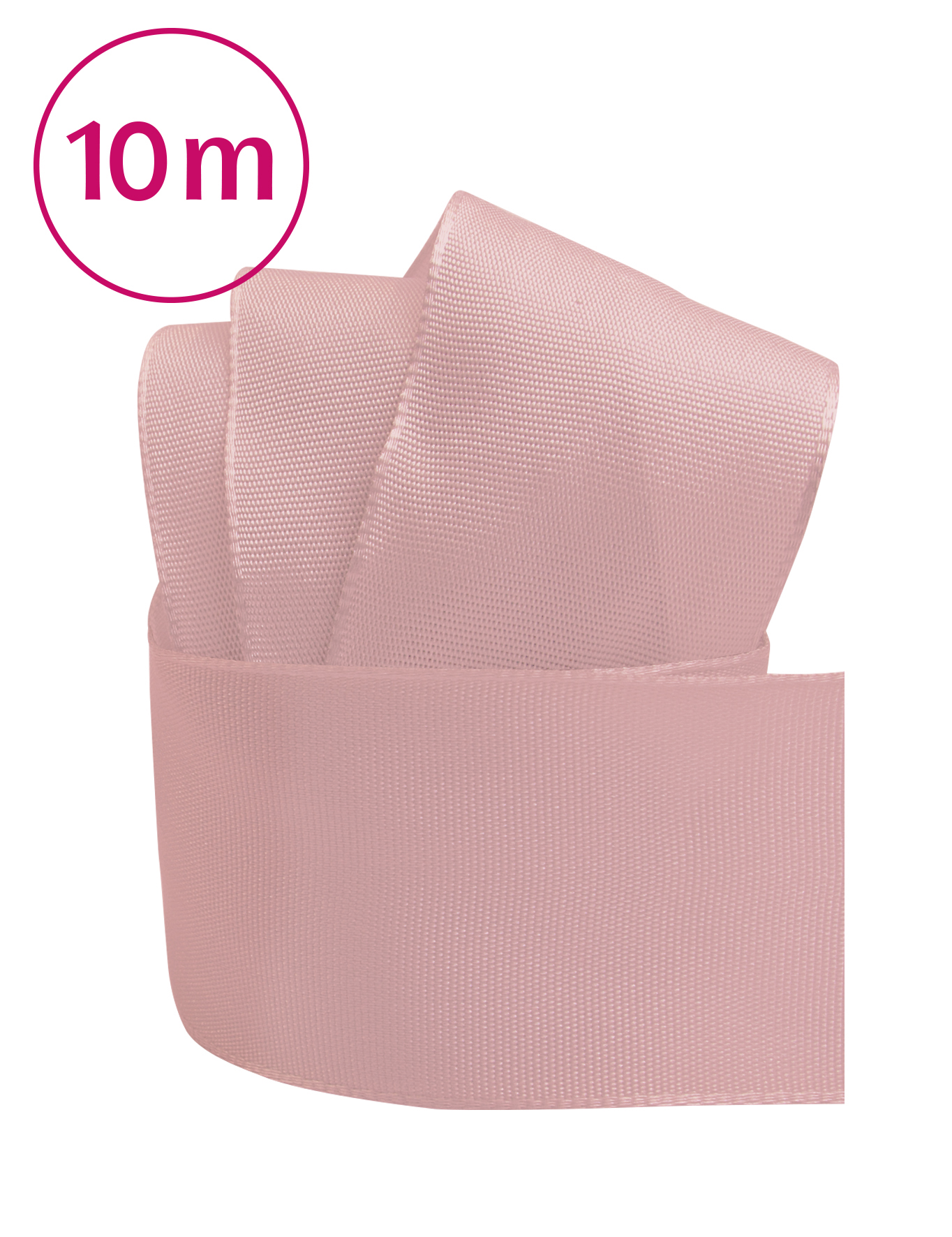 Uniband Draht 10m 40 mm altrosa
