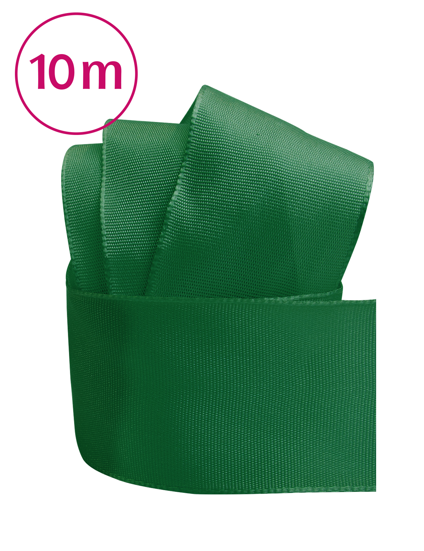Uniband Draht 10m 40 mm moosgruen