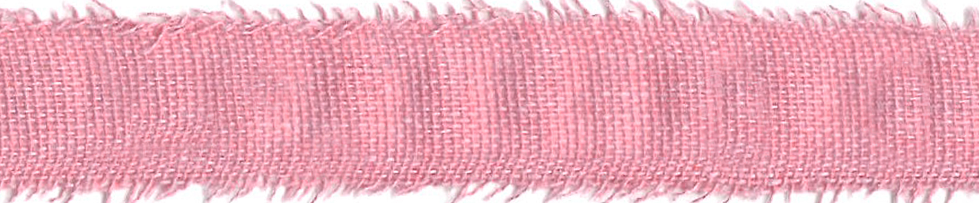 Band Leinen  / 2m 25 mm rose