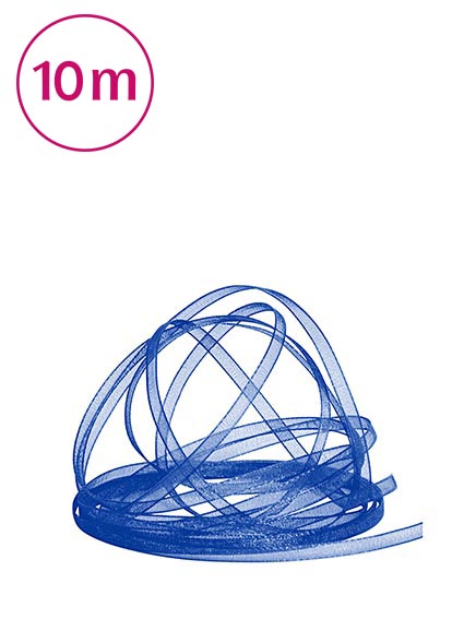 Band Chiffon  / 10m 3 mm royalblau