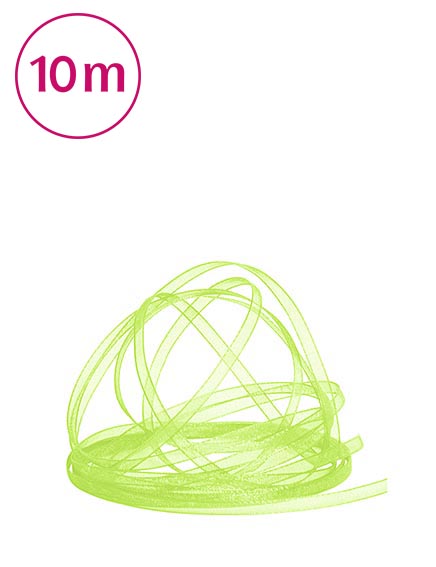 Band Chiffon  / 10m 3 mm hellgr&#252;n