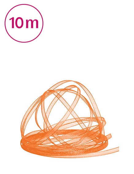 Band Chiffon  / 10m 3 mm orange