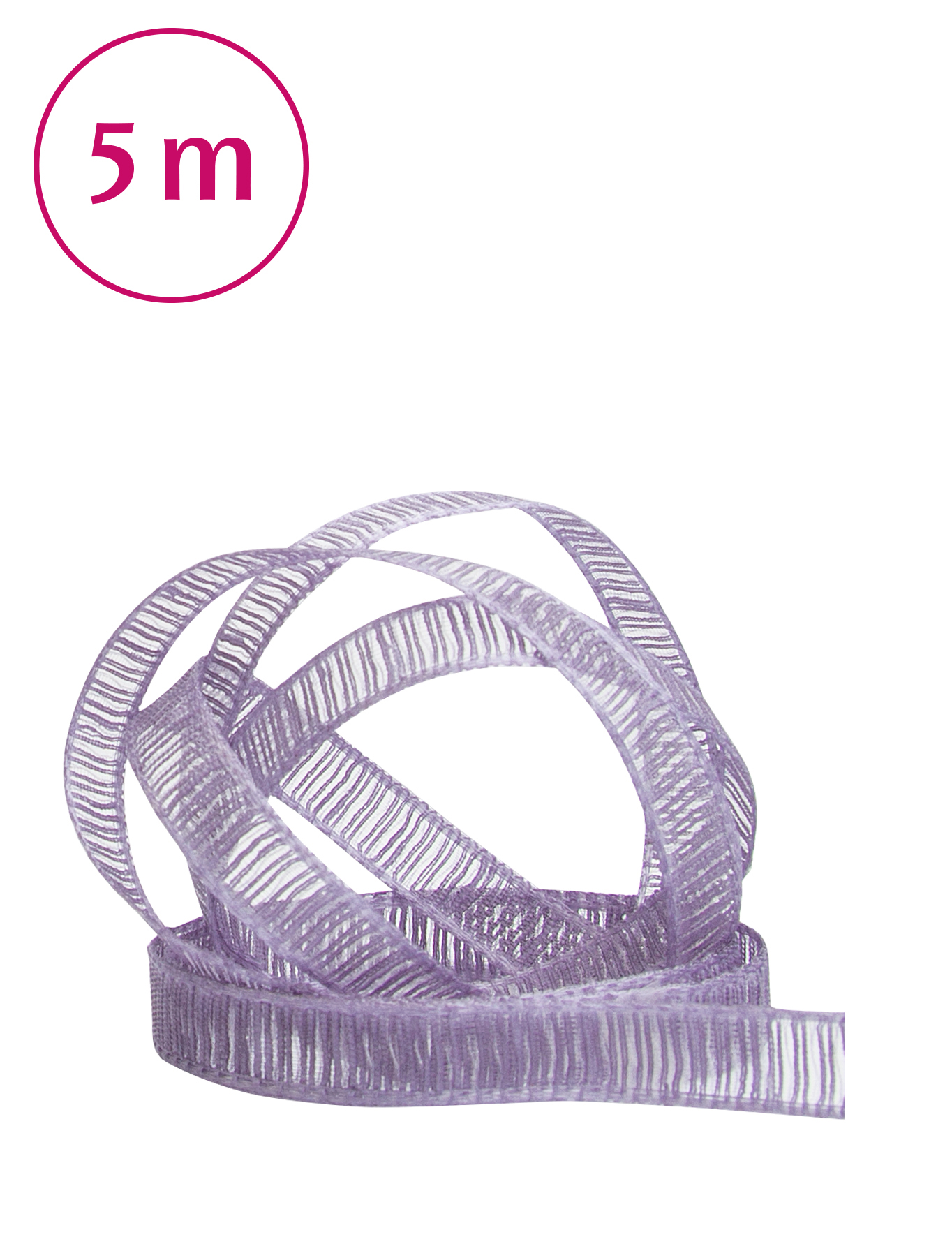 Band Chiffon  / 5m 10 mm flieder