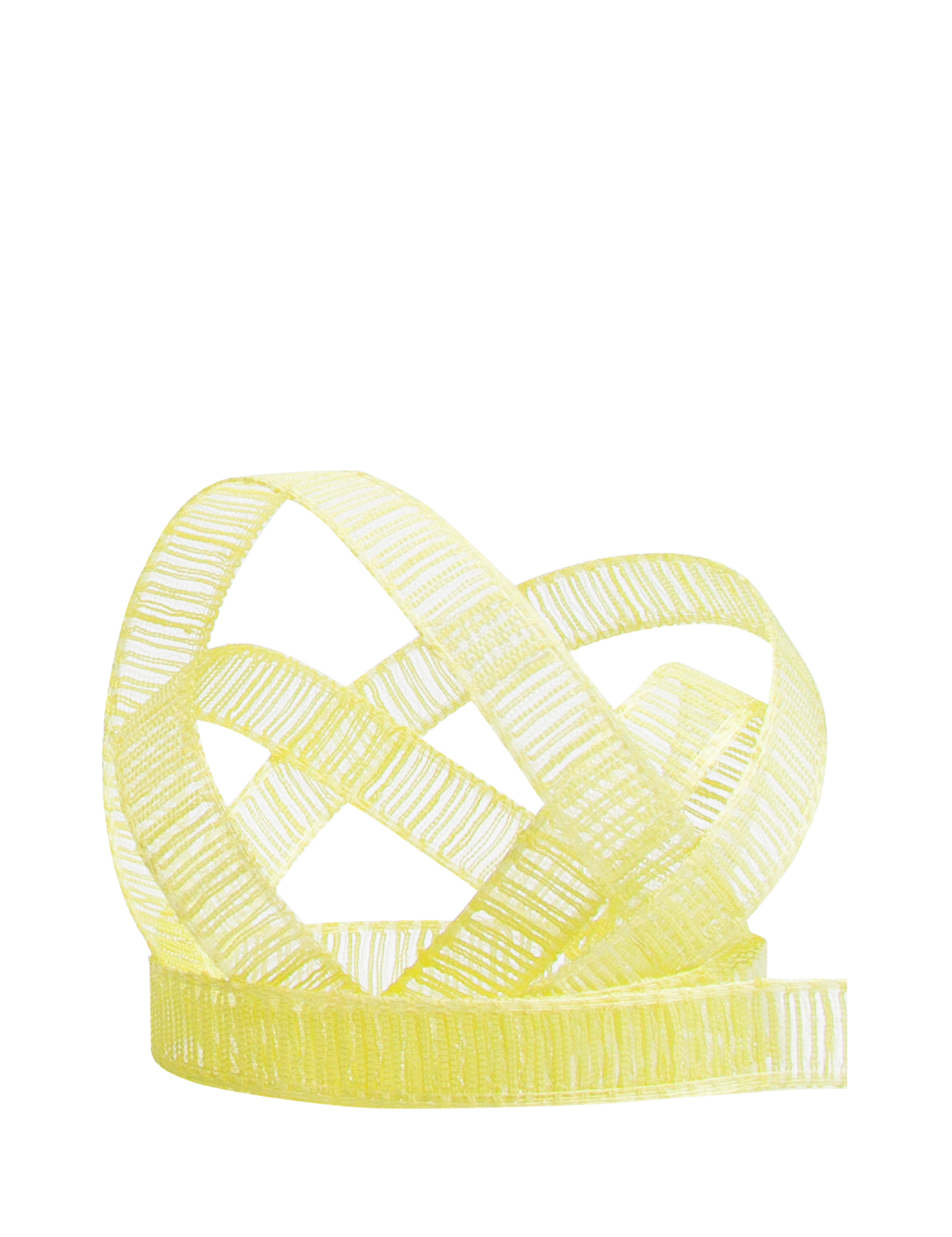 Band Chiffon  10 mm hellgelb