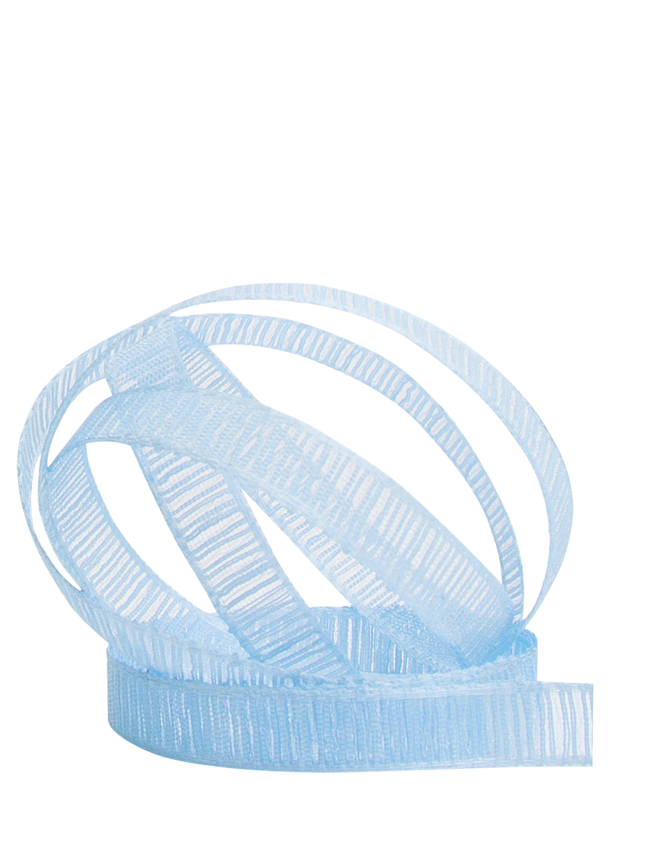 Band Chiffon  10 mm hellblau