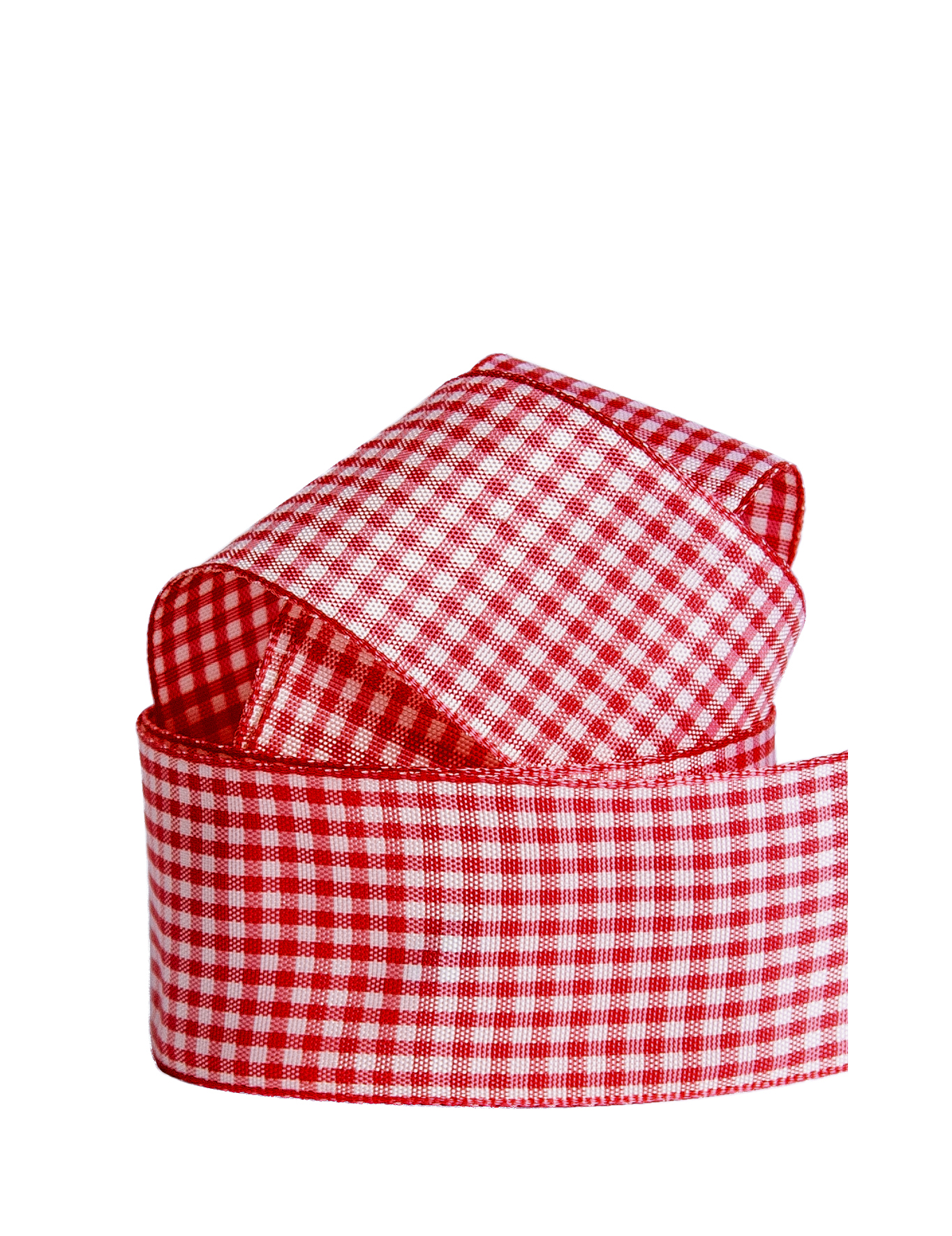 Band Karo hochrot 40mm 25m