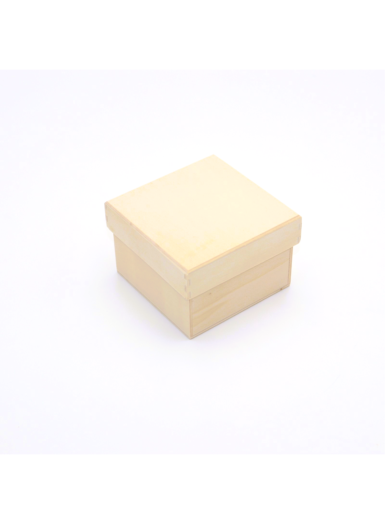 Holzschachtel 10 x 10 x 6,5 cm