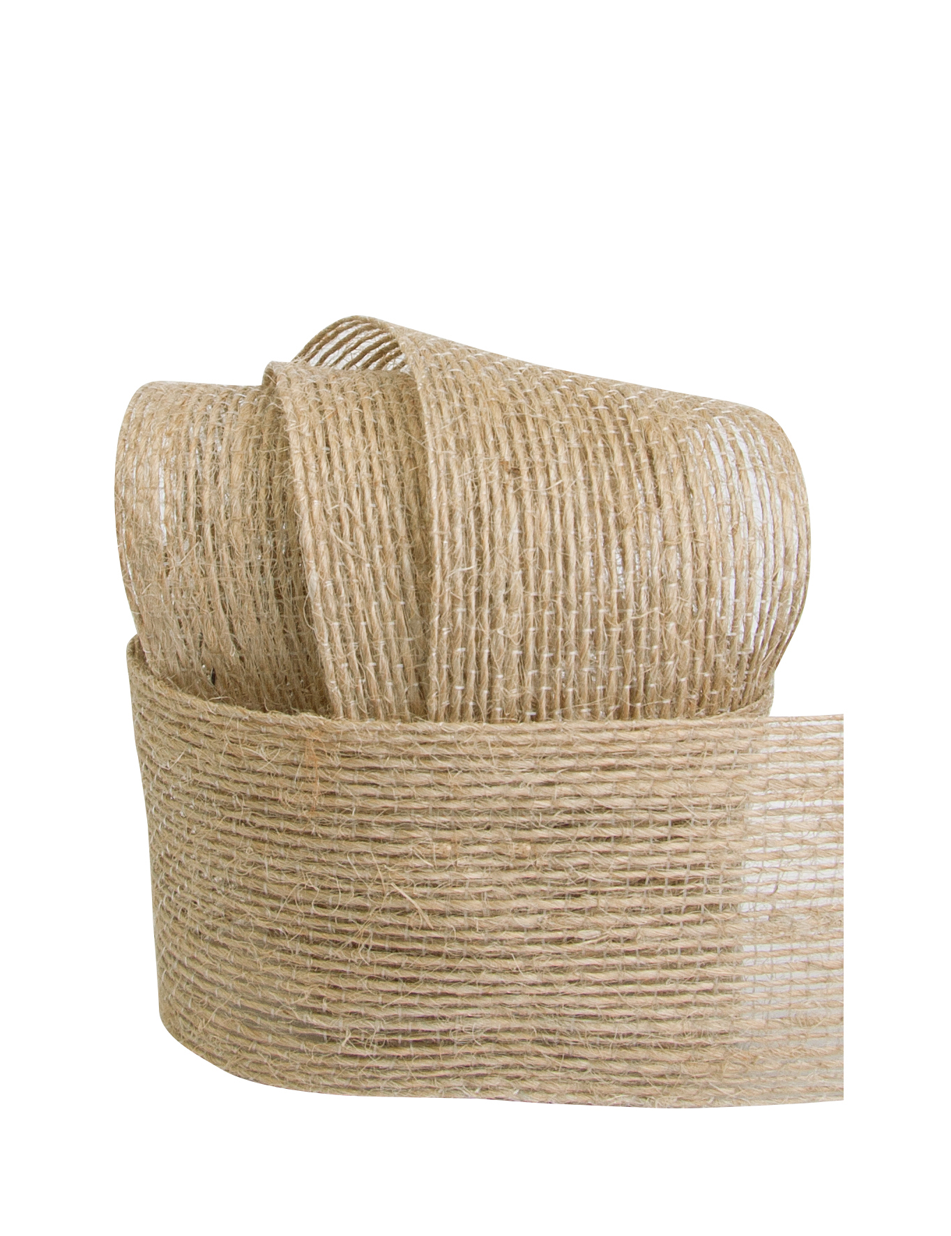 Juteband 40mm natur 15m