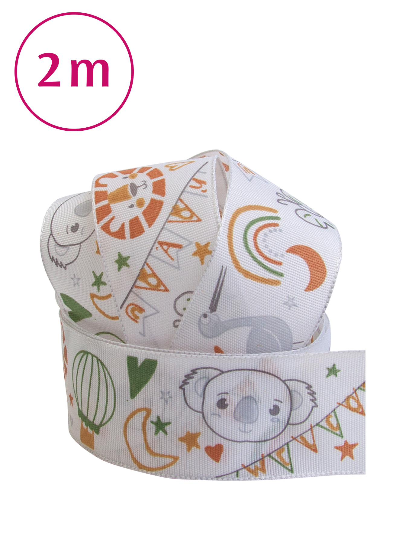 Band Taft  Baby / Draht /  2m 25mm 