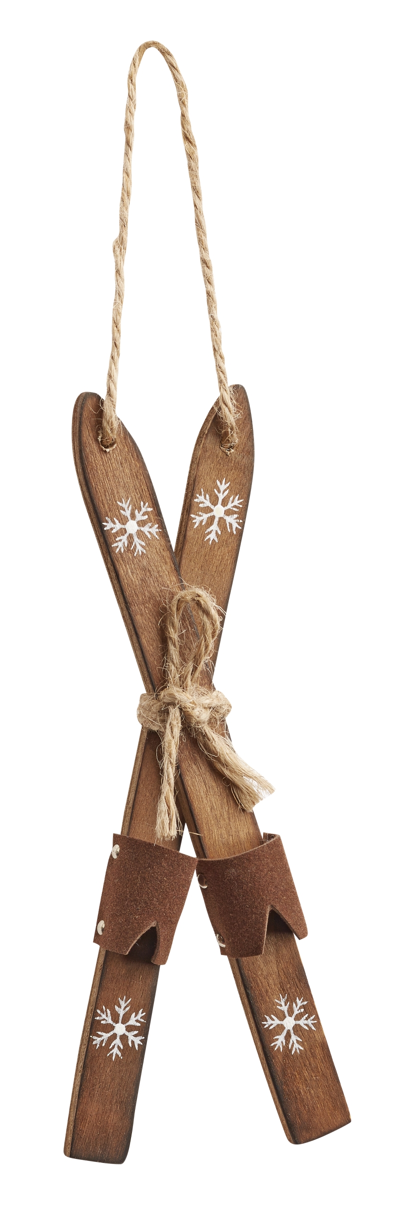 Ski mini braun 15x4cm