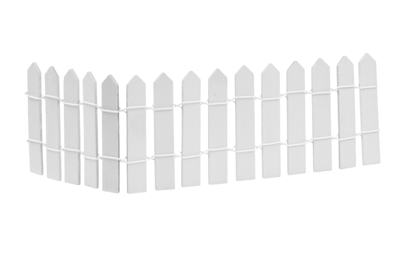 Zaun 25x6,5cm, weiss