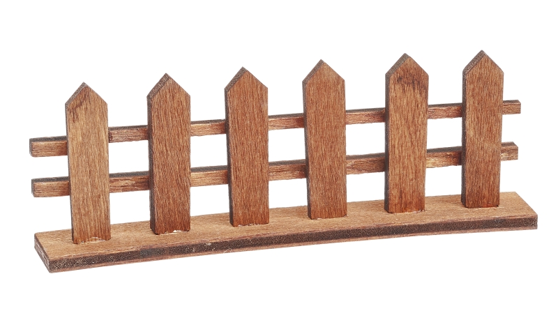 Zaun 8,5x3cm, braun
