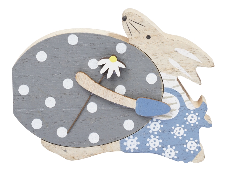 Hase 12x3x9cm, blau