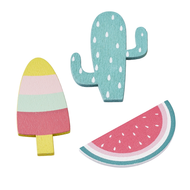 Streuteil Sommer  4,5cm,  6 St.