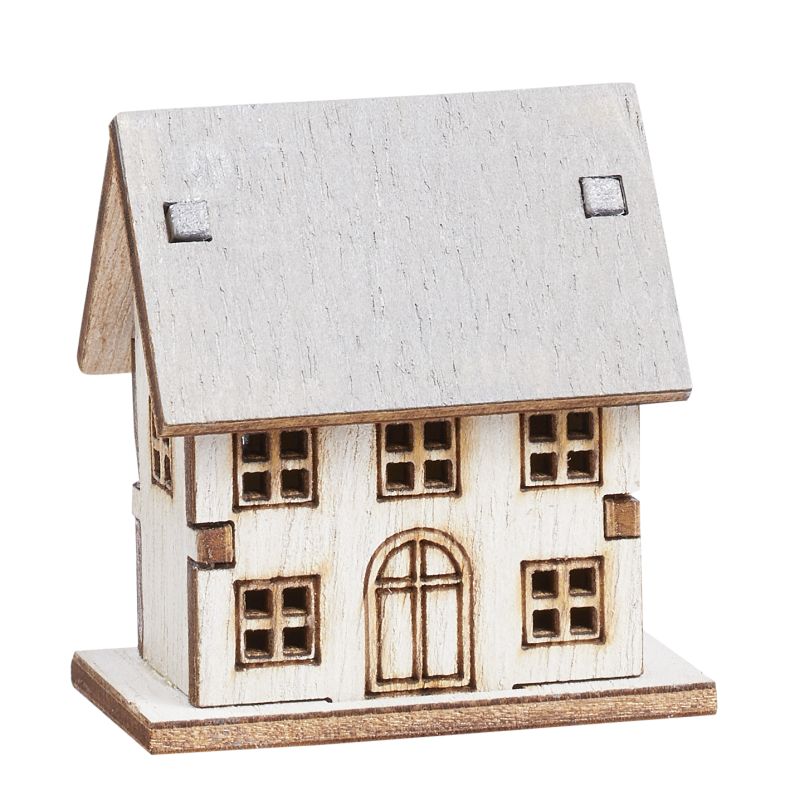 Holz-Häuschen II  5 x 4 x 3cm