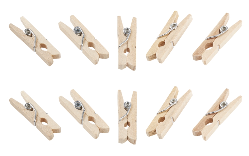 Holz-Klammer 25 mm, 10St