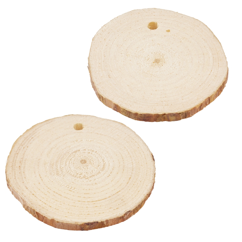 Holz-Scheiben 6cm, 2St