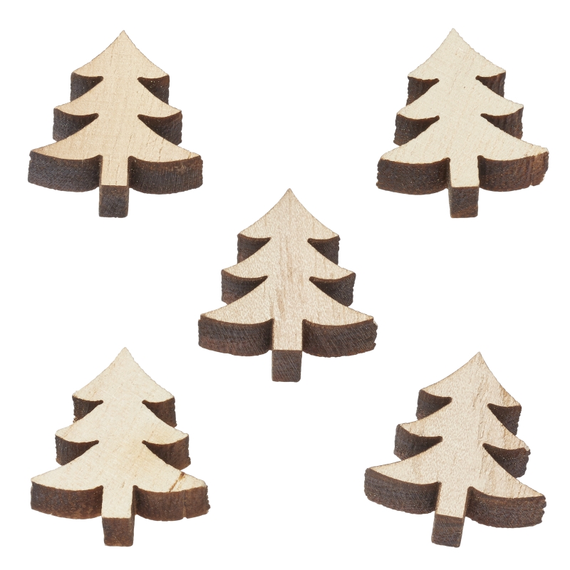Holz-Baum 2,3cm, 12St.