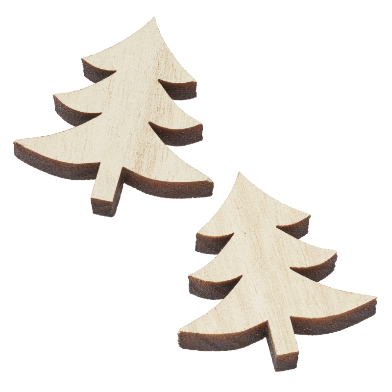 Holz-Baum 4,8cm, 6St.