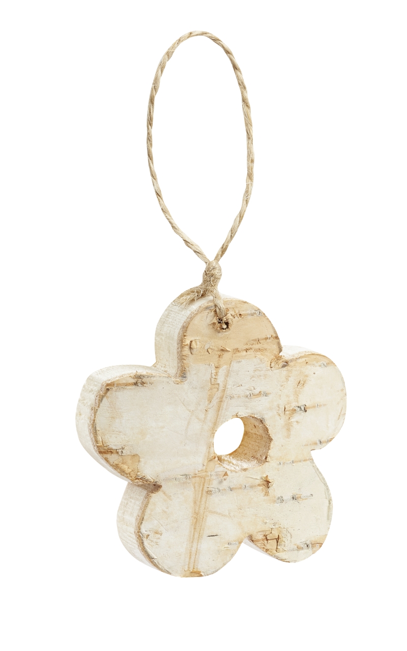 Birkenholz Blume 6cm, 2St.