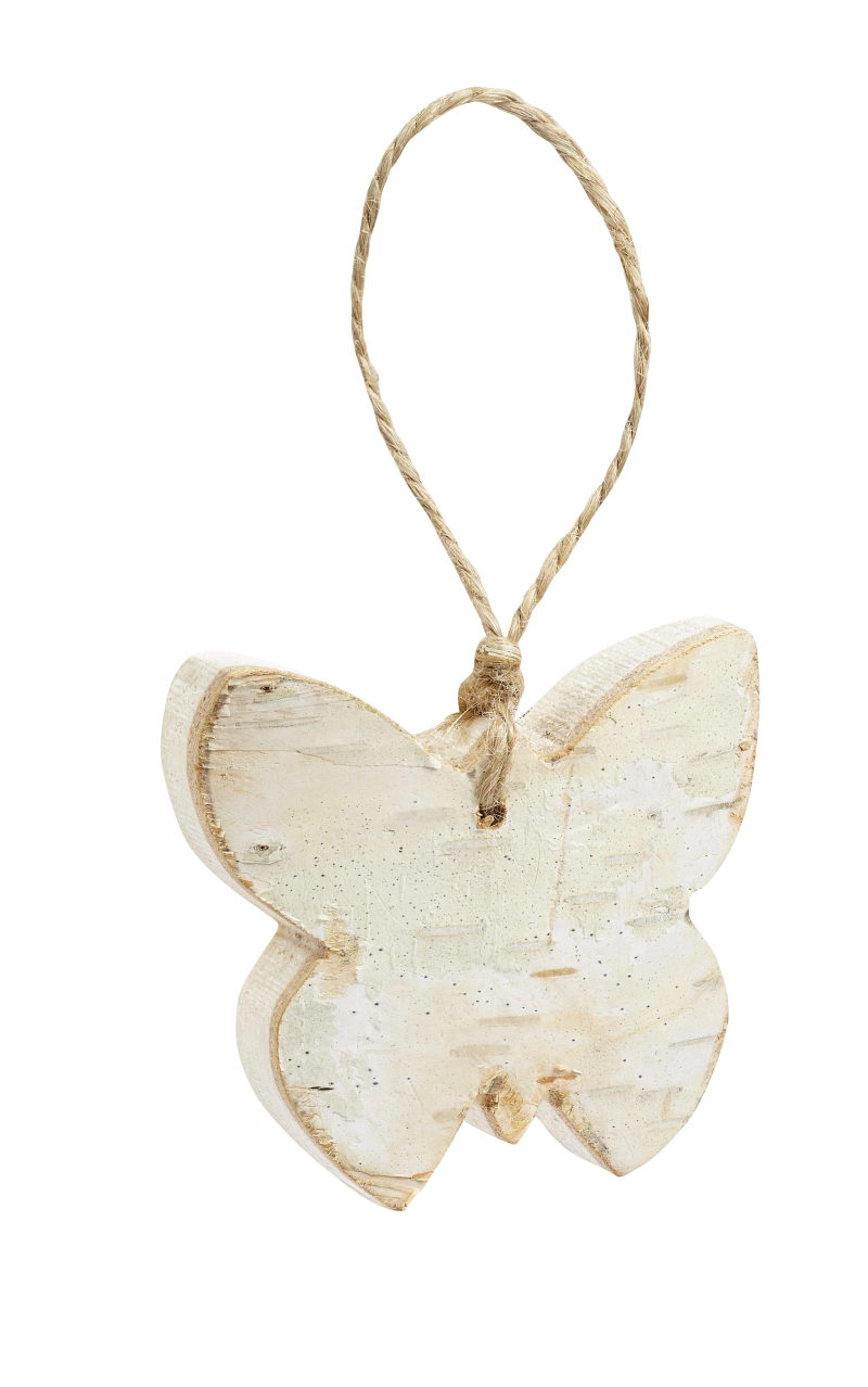 Birkenholz Schmetterling 6cm 2St.