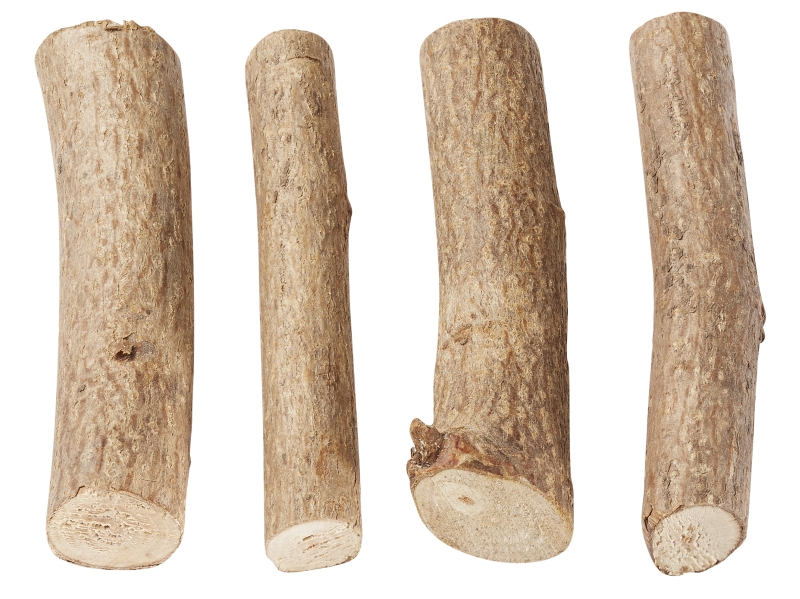 Holz-Stämmchen  7cm lang, 8St