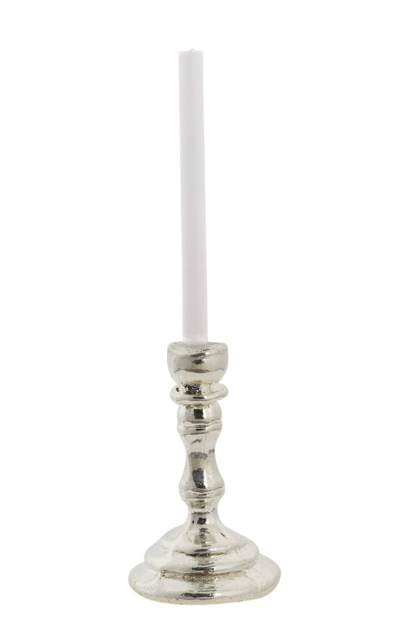 Kerzenhalter 1,2 x 4 cm silber