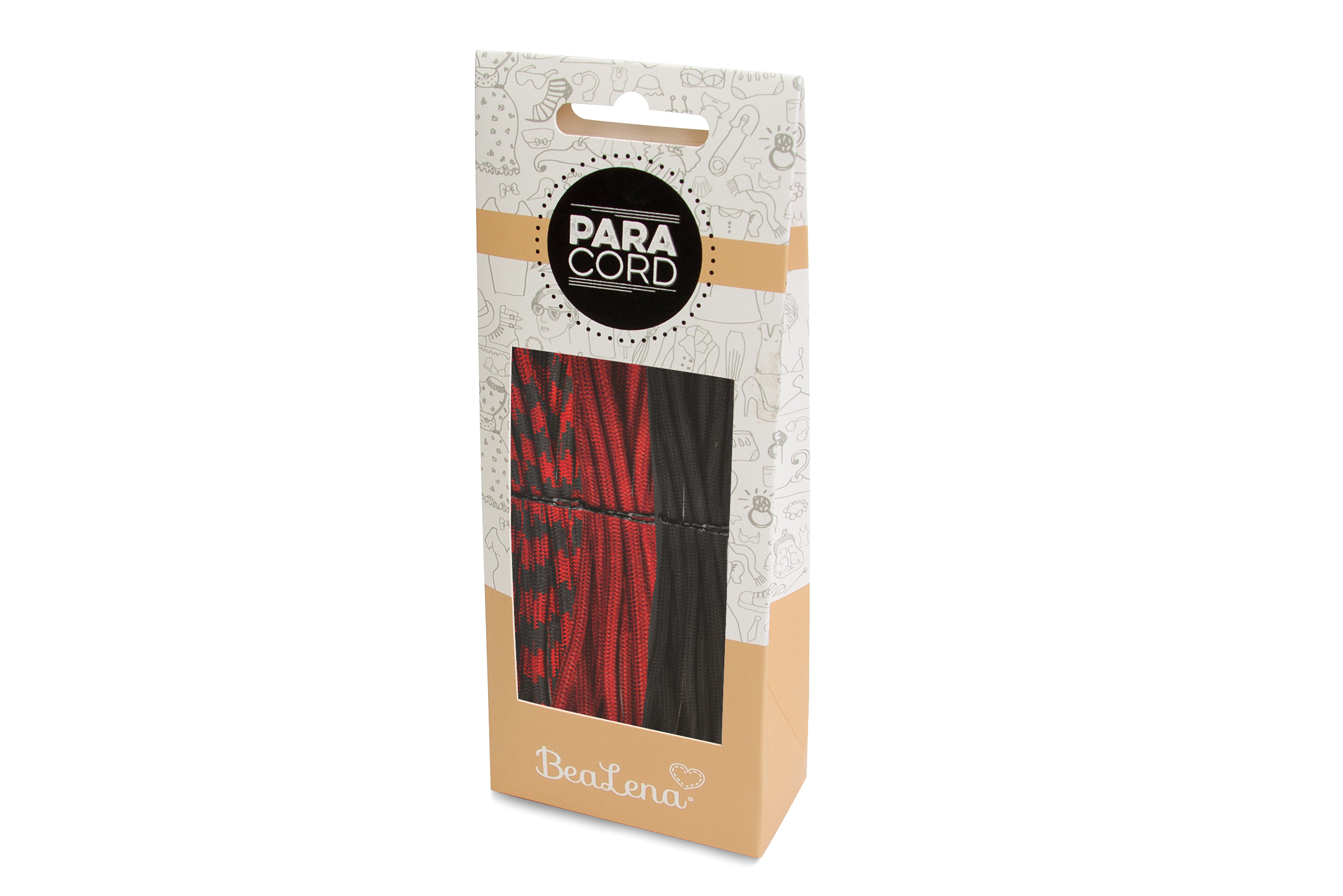 Paracord Set 4mm multicolor 3x 2,6m/7,8m