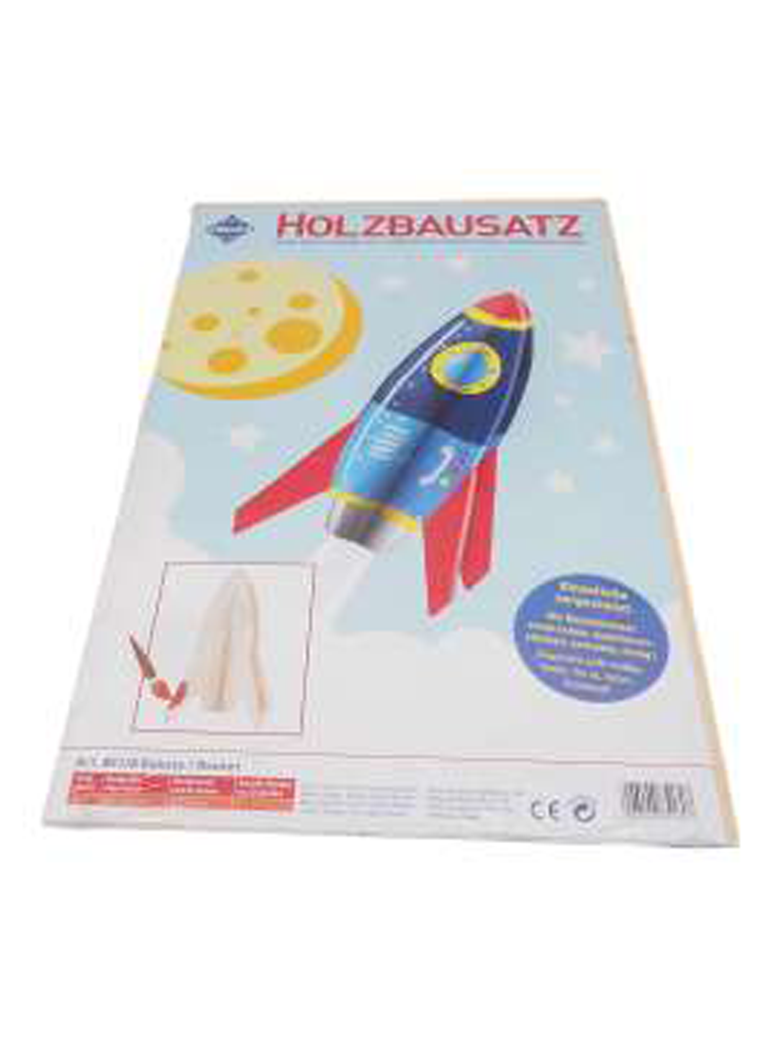 Holzbausatz Rakete 22x13,5cm
