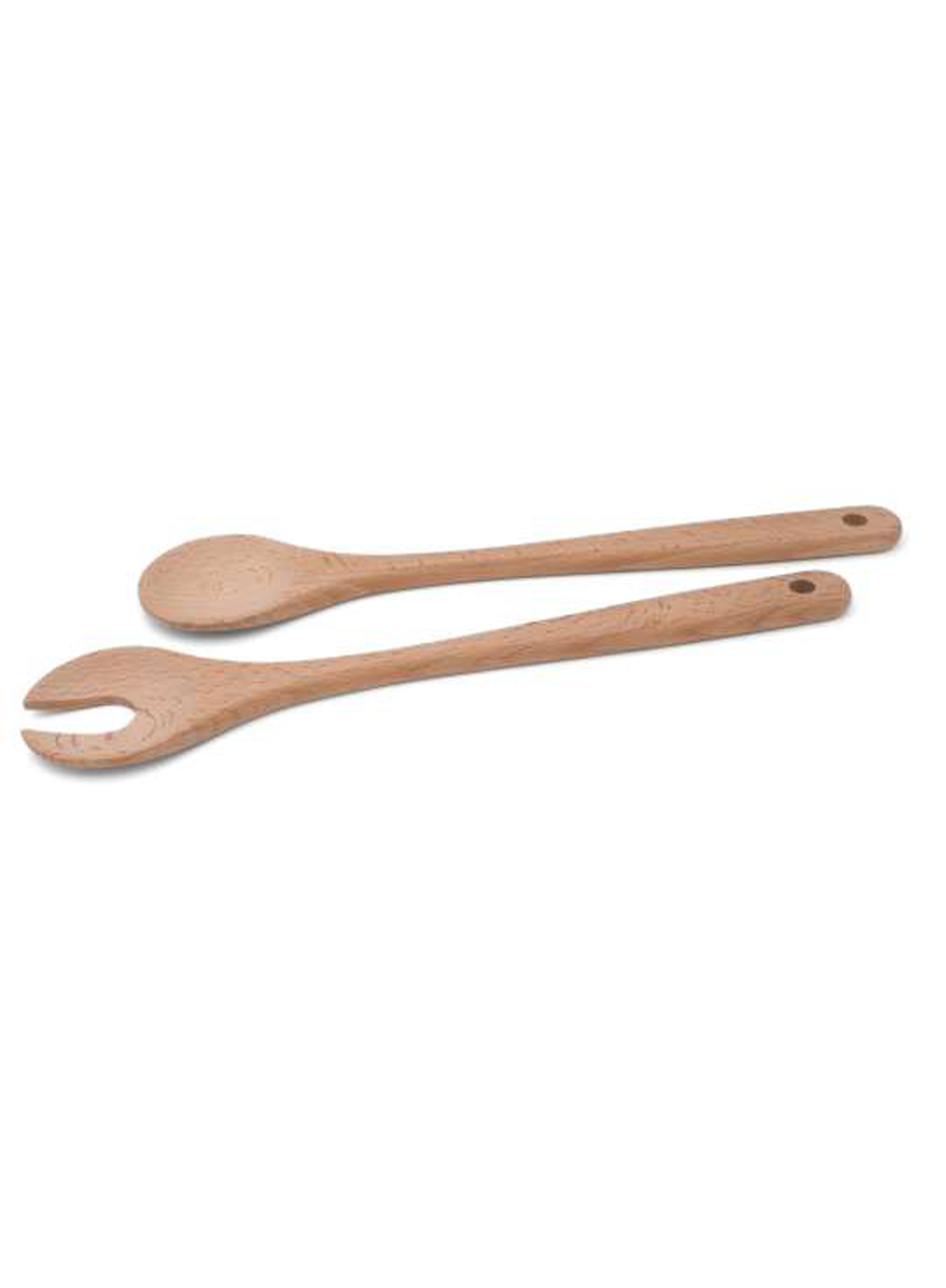 Salatbesteck 30cm Buche