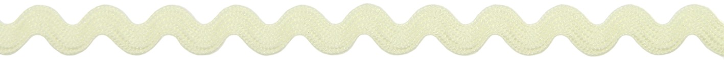Zackenlitze creme 8mm x 20m