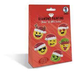 Diamond Painting Sticker X-MAS Smileys