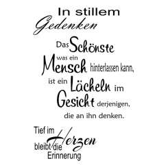 Stempel Clear Stilles Gedenken 3 -tlg. transp