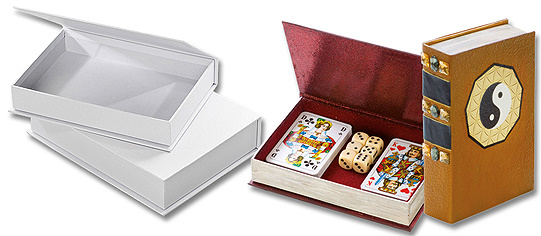 Klappdeckelboxen weiss 2St.sort.