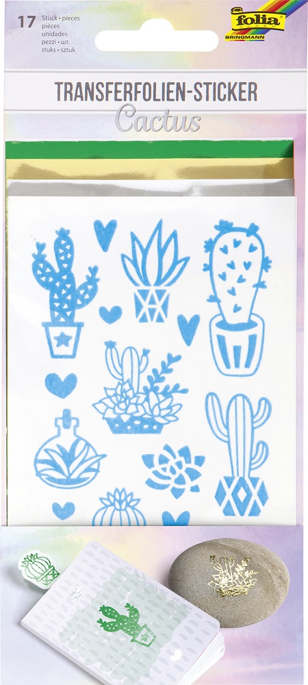 Stickers Cactus inkl. 3 Transferfolien