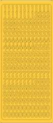 Sticker Zahlen gold   (je 20x)