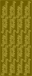 Sticker HappyBirthday  gold 20x