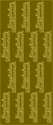 Sticker Herzlichen Gl&#252;ckwunsch gold 14x