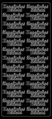 Sticker Herzliches Beileid schwarz