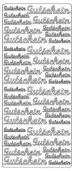 Sticker Gutschein silber  (40x)
