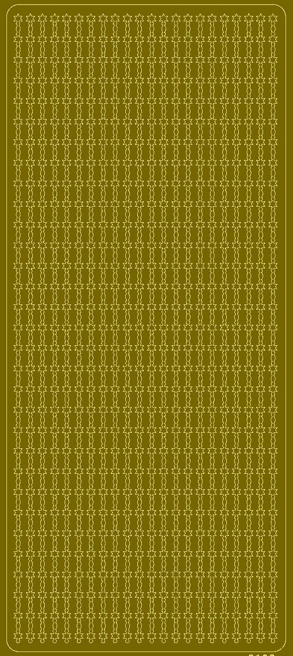 Sticker Sternengirlande gold