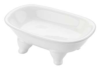 Seifenschale mit F&#252;ssen 14x9x4.5cm